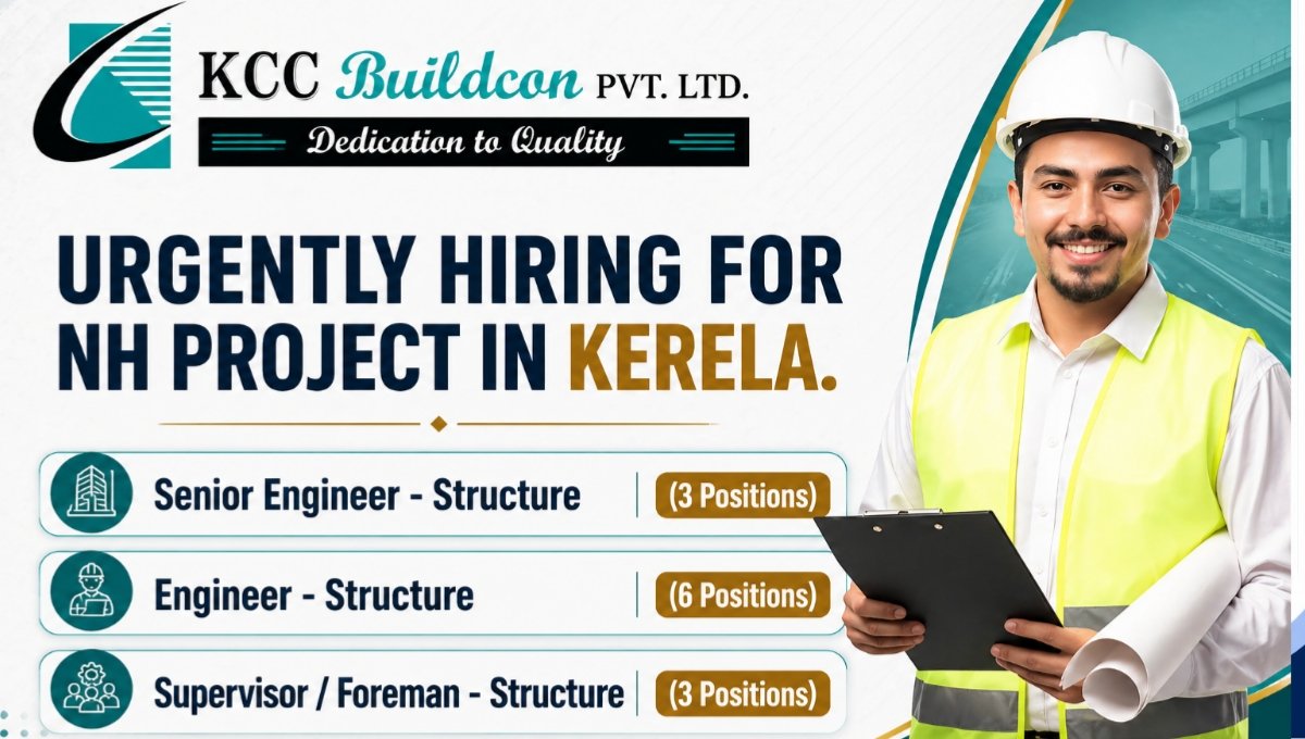KCC Buildcon Urgent Hiring for NH Project