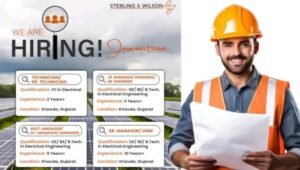 Sterling & Wilson Hiring 2026