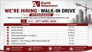 David Adamson India Walk-In Drive Hyderabad