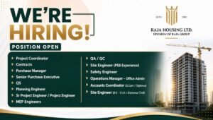 Raja Housing Limited Hiring 2026