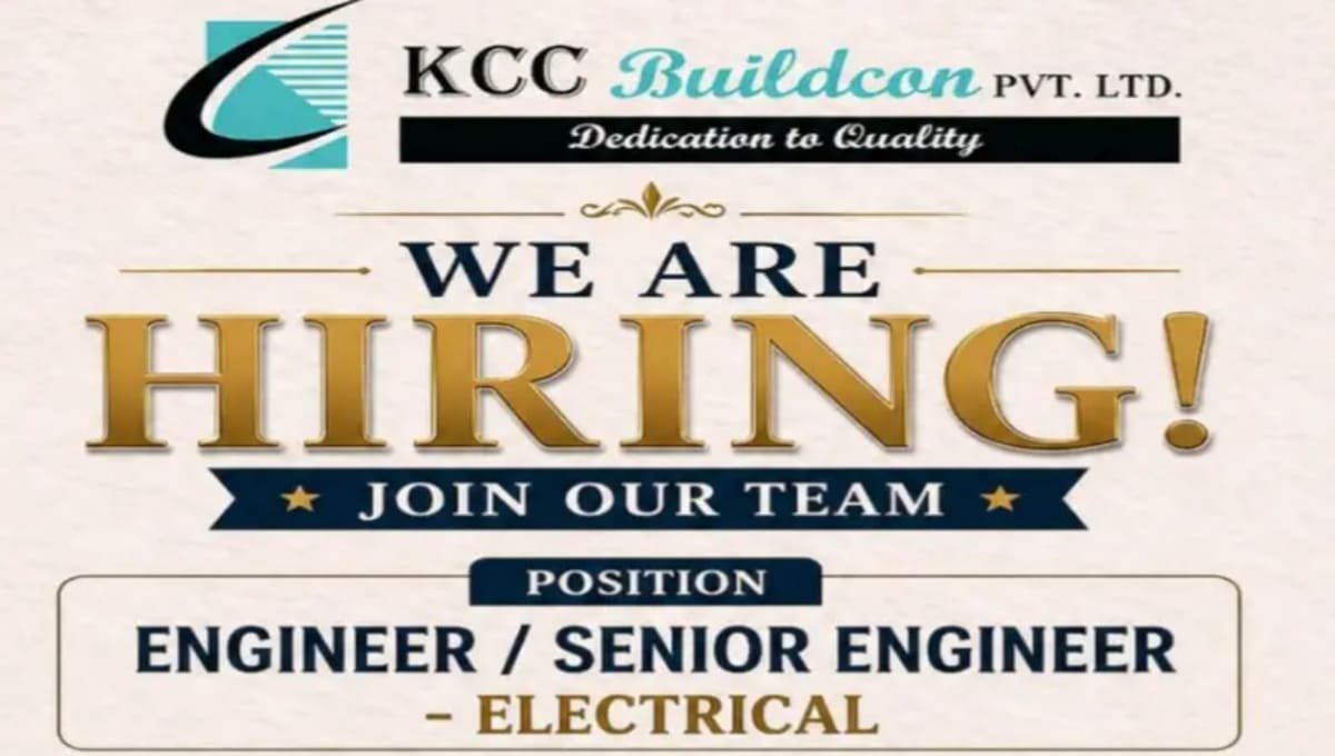 KCC Buildcon Recruitment 2026
