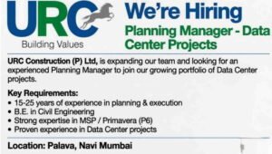 URC Construction Hiring 2026