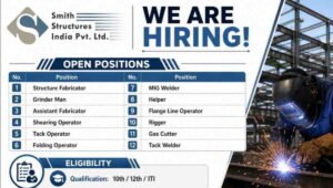 Smith Structures India Pvt Ltd Hiring 2026