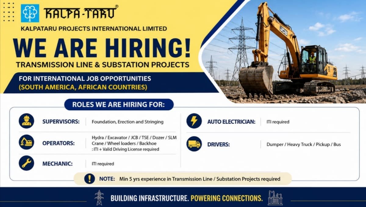 Kalpataru Projects International Walk-In Drive