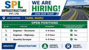 SPL Infrastructure Pvt Ltd Hiring 2026