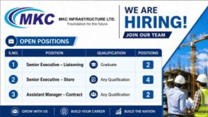 MKC Infrastructure Ltd Hiring 2026
