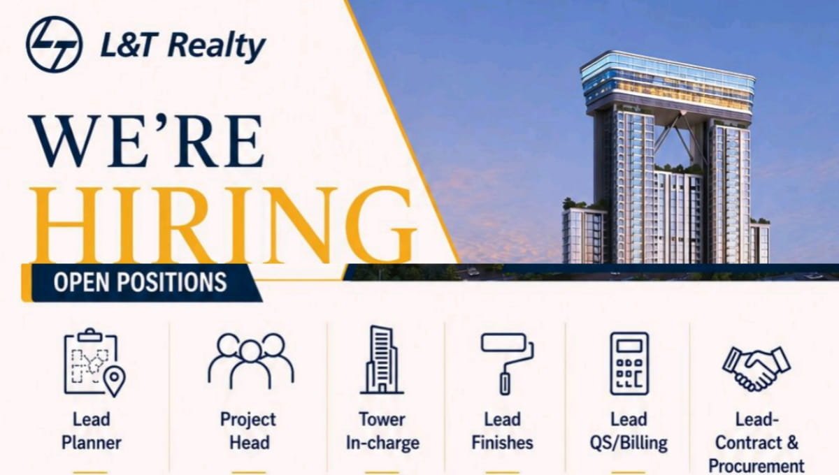 L&T Realty Recruitment 2026