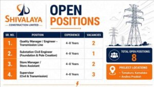 Shivalaya Construction Ltd Hiring 2026