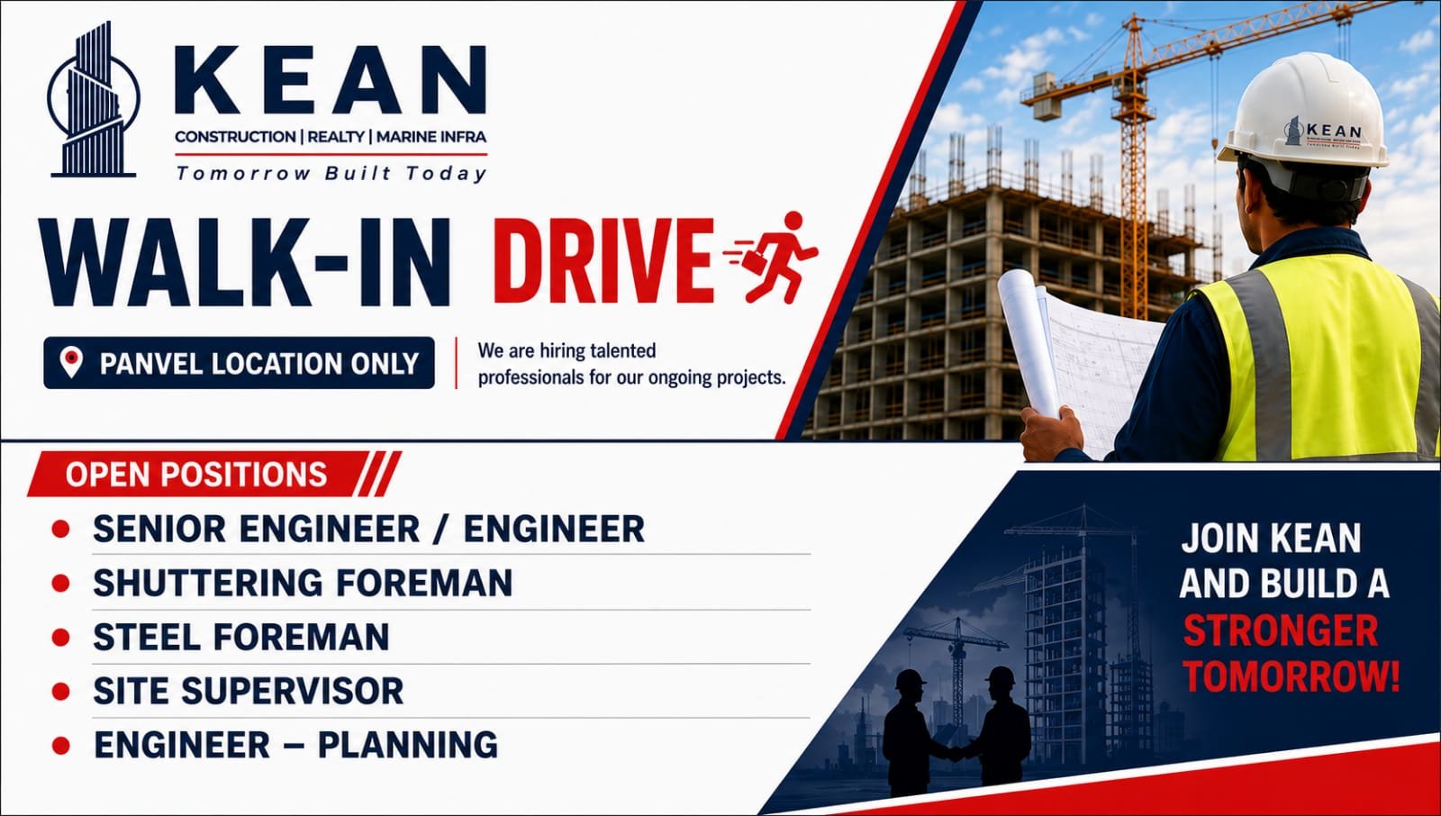 Kean Construction Walk-In Drive 2026