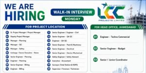LCC Projects Limited Walk-In Interview 2026