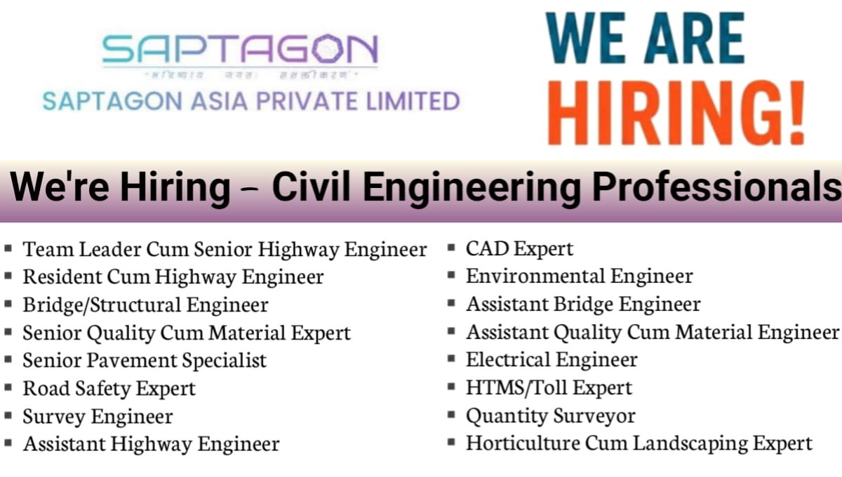 Saptagon Asia Recruitment 2026