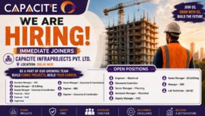 Capacite Infraprojects Recruitment 2026