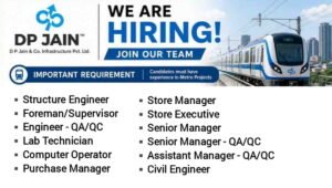 DP Jain & Co Infrastructure Careers