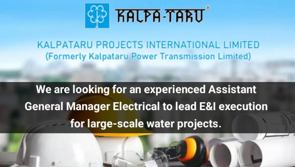 Kalpataru Projects Job Vacancy