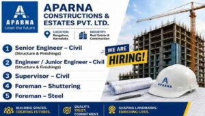 Aparna Constructions Recruitment