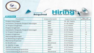 Triozone MEP Recruitment 2026