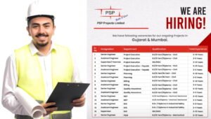 PSP Projects Limited Hiring