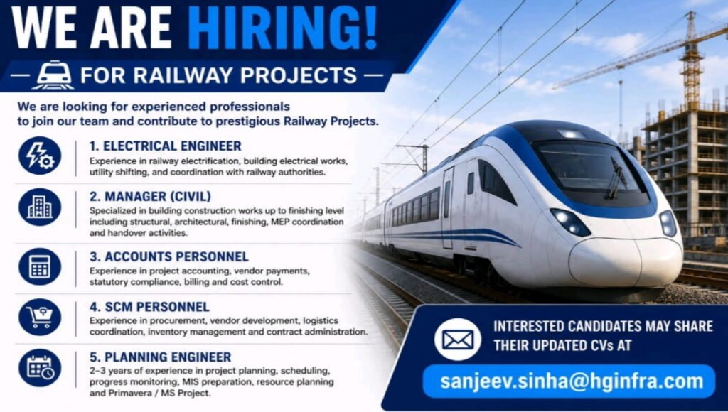 Railway Projects Job Vacancy