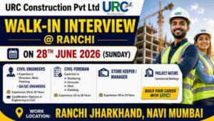 URC Construction Pvt Ltd Walk-In Interview