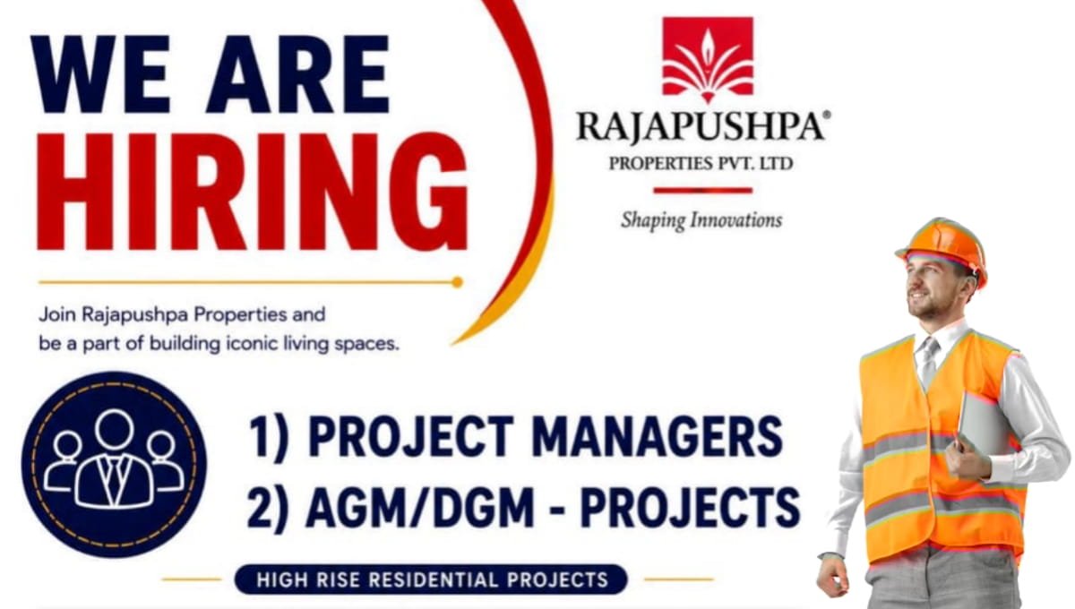 Rajapushpa Properties Hiring