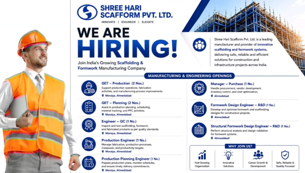 Shree Hari Scafform Pvt Ltd Hiring