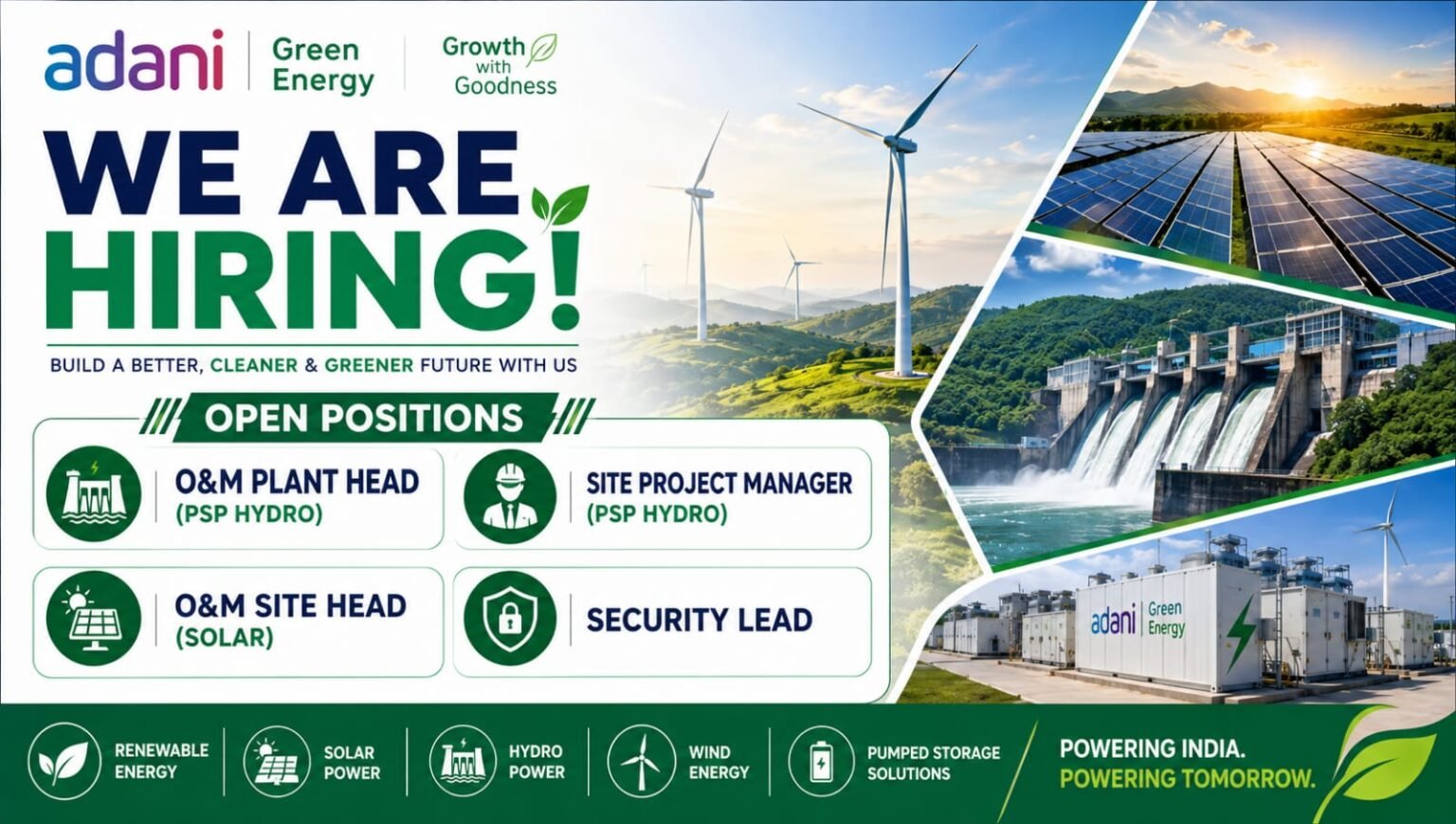 Adani Green Energy Recruitment 2026