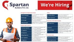 Spartan Builders Pvt Ltd Recruitment 2026