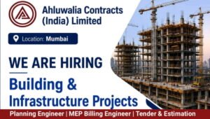 Ahluwalia Contracts (India) Ltd Hiring