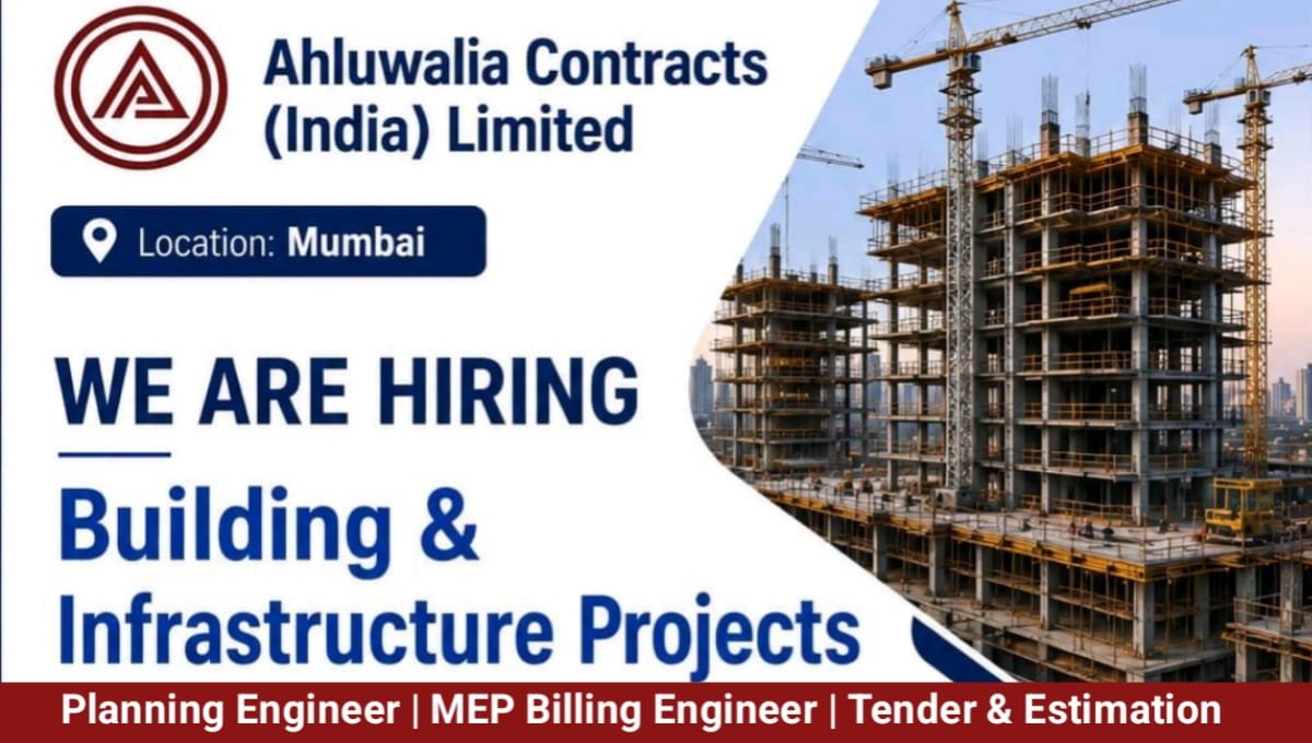 Contracts (India) Ltd Hiring - For Building & Infrastructure Projects in Mumbai