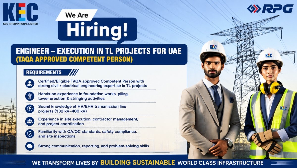 KEC International Hiring