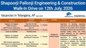 Shapoorji Pallonji Walk-In Drive July 2026