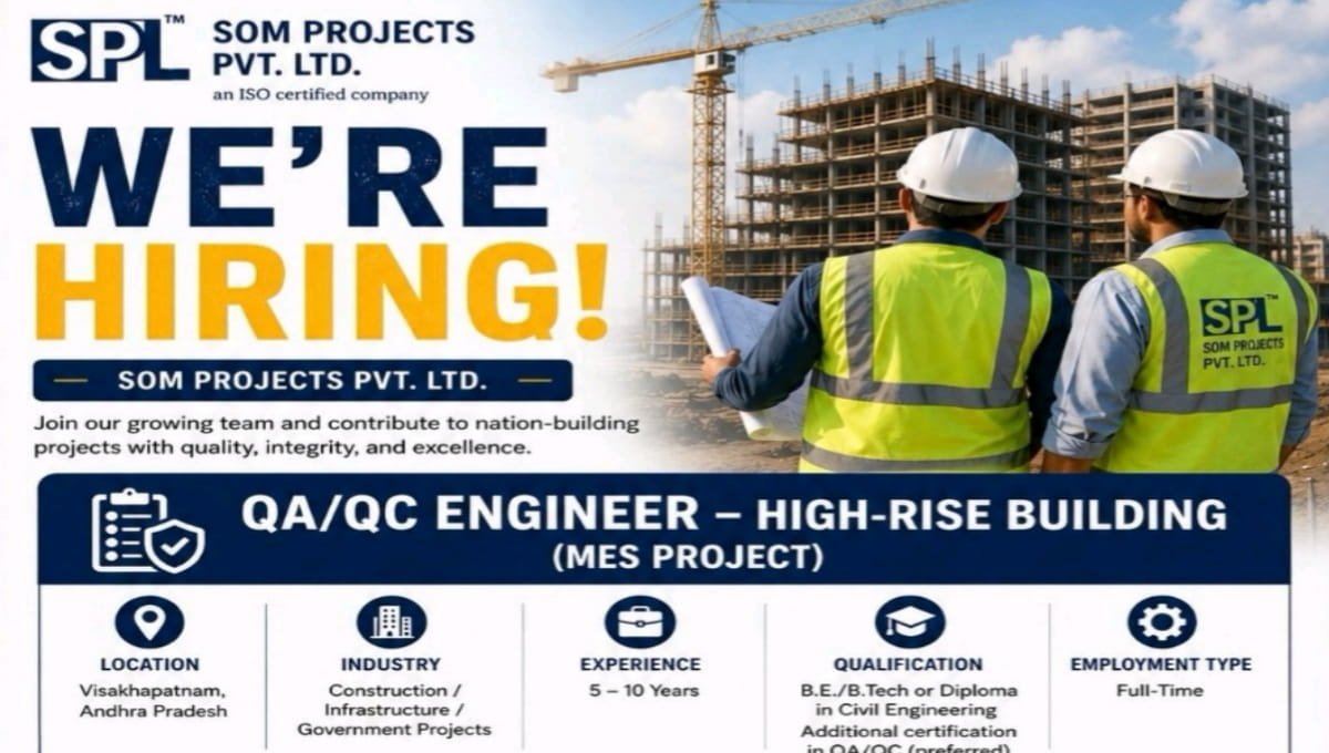 SOM Projects Pvt Ltd QA/QC Engineer