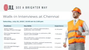 JLL Walk-in Interview 2026