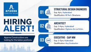 Aparna Constructions Recruitment