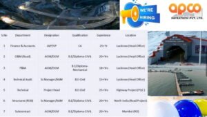 APCO Infratech Job Opening 2026