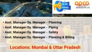 APCO Infratech Pvt Ltd Job Opening 2026