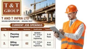 T And T Infra Ltd Hiring 2026