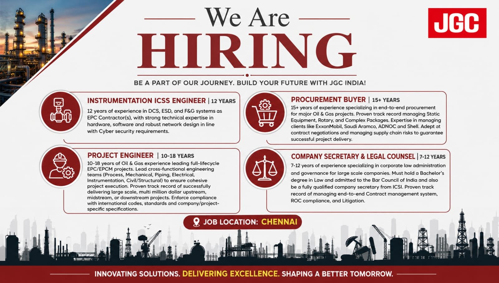 JGC India Recruitment