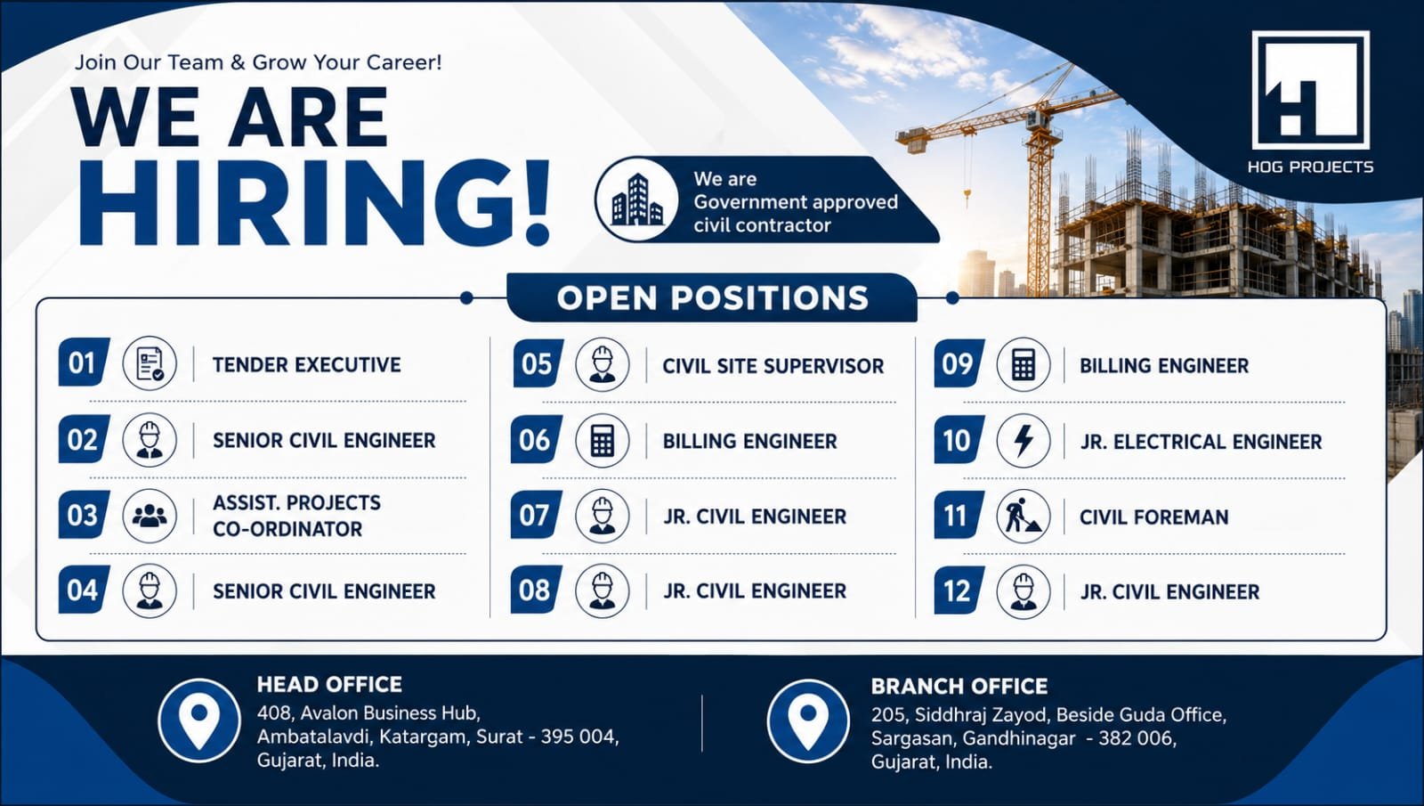 HOG Projects Job Vacancy