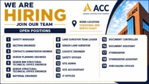 ACC Arabian Construction Company Recruitment 2026