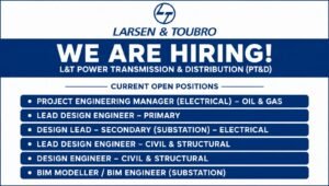 L&T Power Transmission & Distribution Recruitment 2026