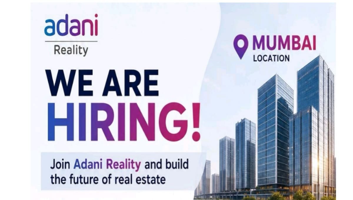 Adani Reality Recruitment 2026