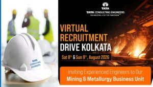 Tata Consulting Engineers Virtual Recruitment Drive Kolkata