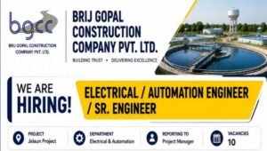 Brij Gopal Construction Company Pvt Ltd Hiring