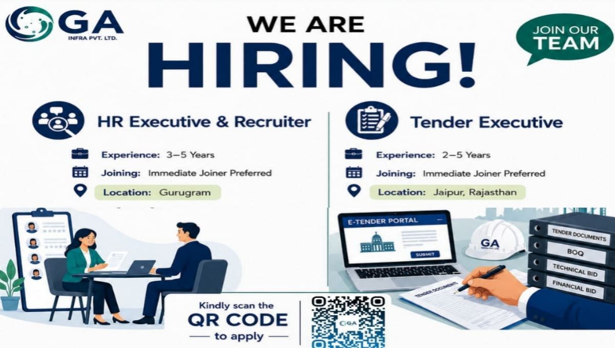 GA Infra Pvt Ltd Job Opening 