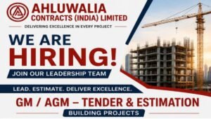 Ahluwalia Contracts India Ltd Career