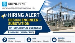 Kalpataru Projects International Ltd Hiring Alert