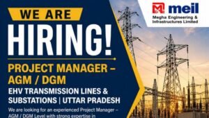 Megha Engineering & Infrastructure Ltd Hiring