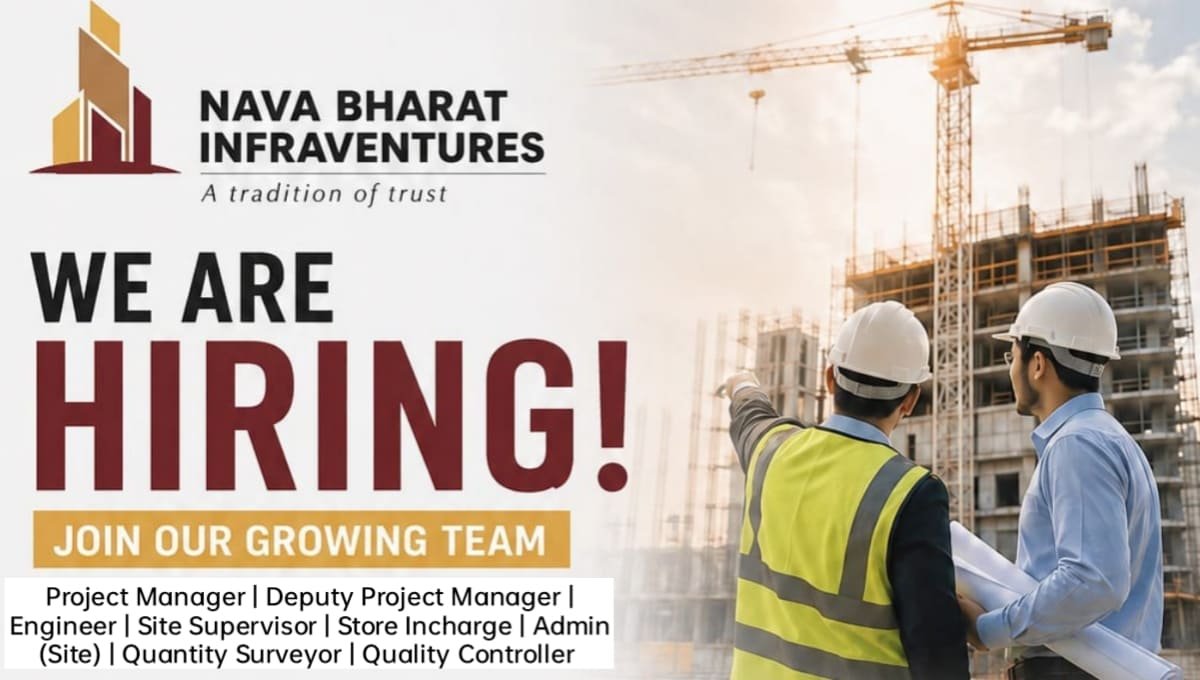 Nava Bharat Infraventures Recruitment 2026