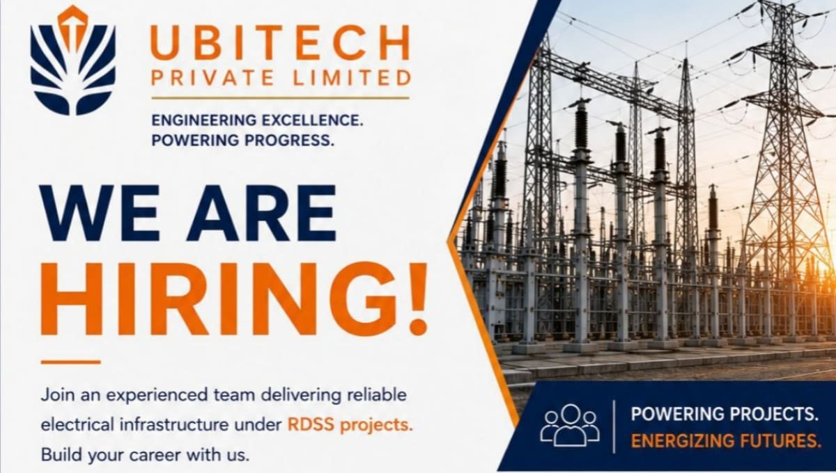 Ubitech Pvt Ltd Recruitment 2026